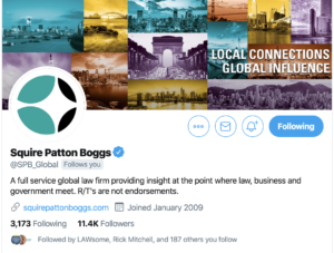 Squire Patton Boggs Law Firm Twitter