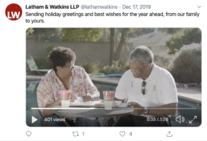 Latham & Watkins Law Firm Twitter