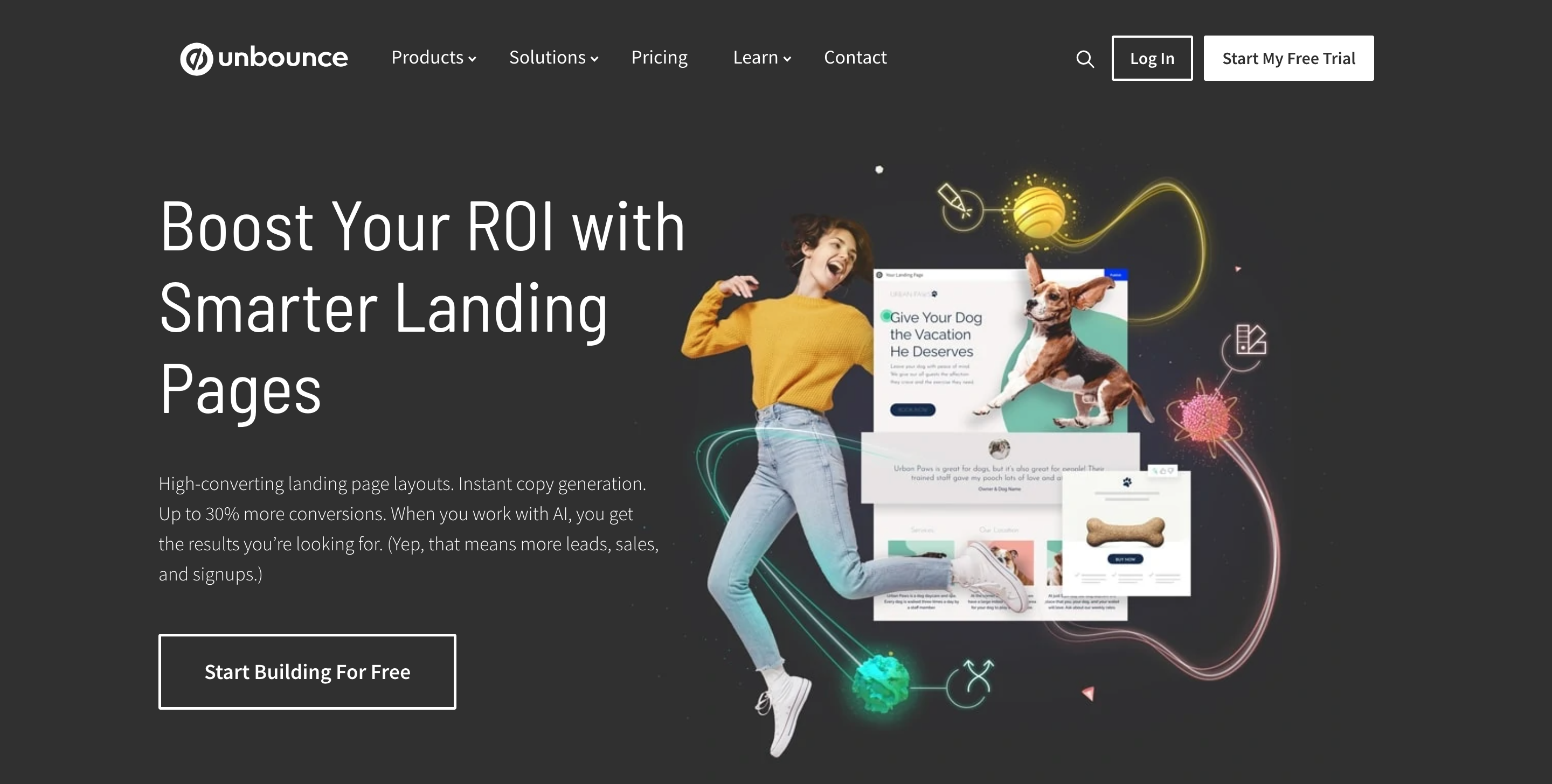 unbounce for ppc landing pages