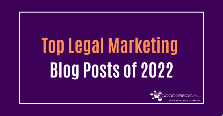 Top Legal Marketing Blog Posts of 2022